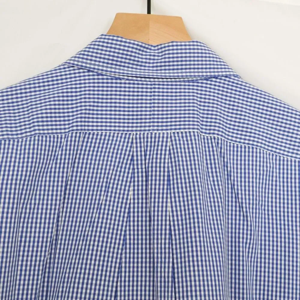 Ralph Lauren Men's Short Sleeve Blake Cotton Button Down Gingham Shirt - XL - Picture 5 of 6